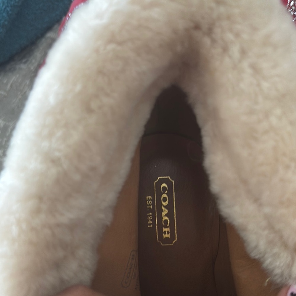 Brown Winter Rain Boots with Plush Lining and Smooth Leather - Picture 3 of 7